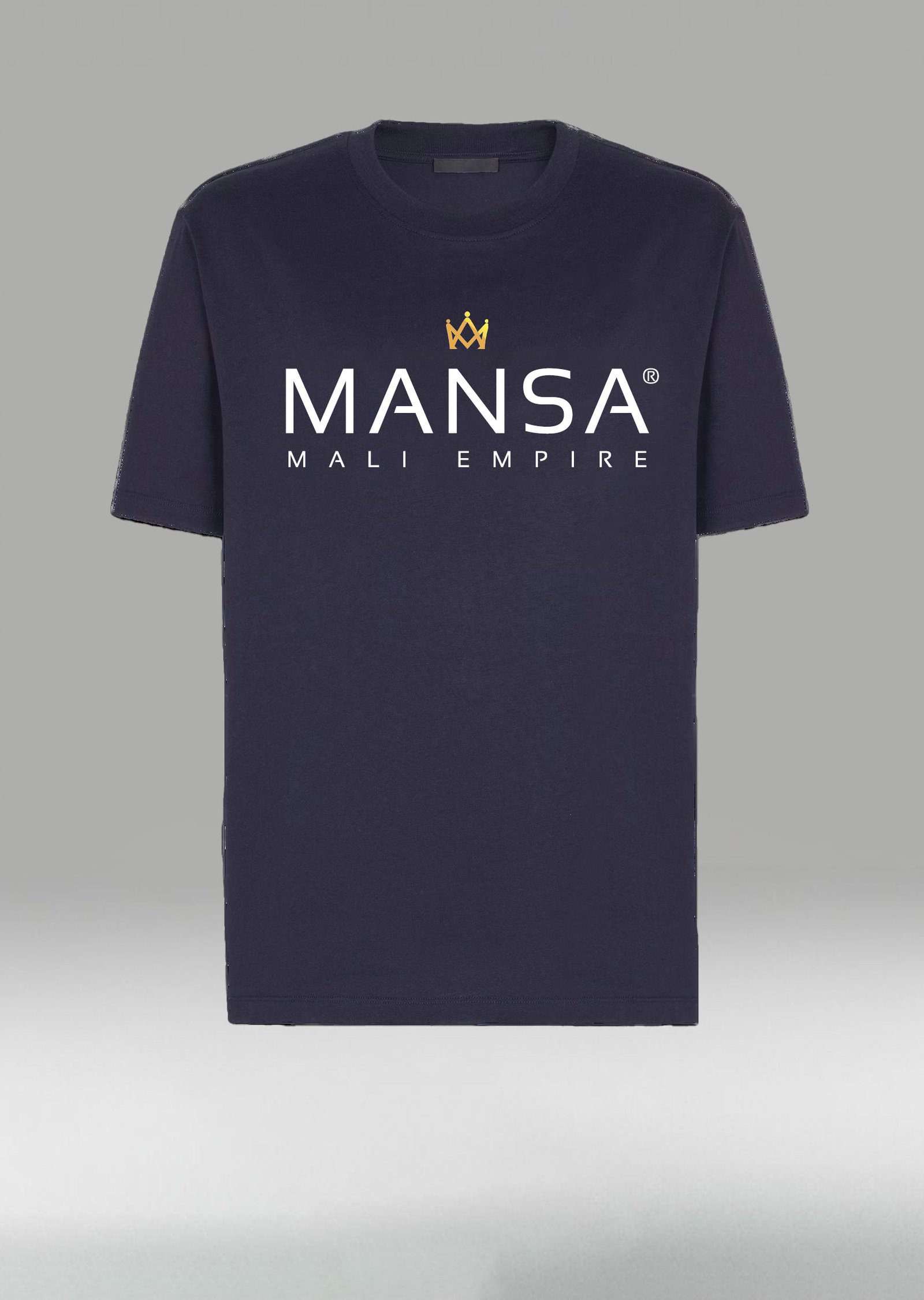 MANSA® Mali Empire Sueded T-Shirt in Navy